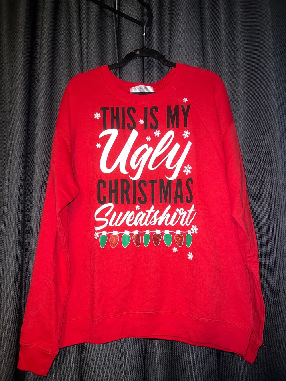 Ugly Christmas Sweater Xmas Sweatshirt Crewneck Size XL NWT